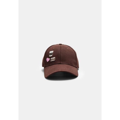 Stradivarius Casquette Multi-Broches Marron Os