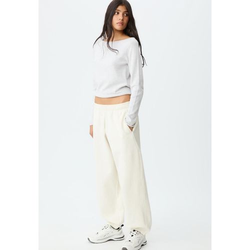 Stradivarius Pantalon Jogger À Passepoil Écru S