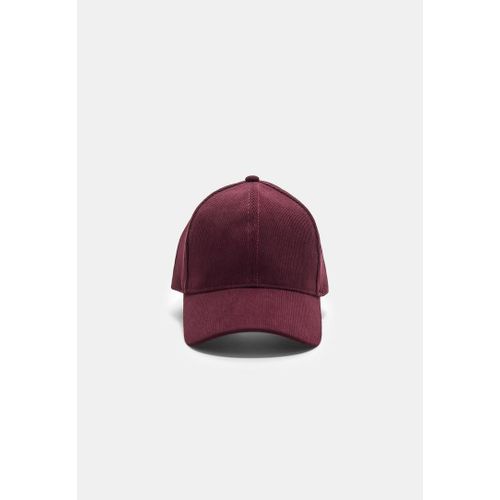 Stradivarius Casquette Basique Texturée Grenat Os