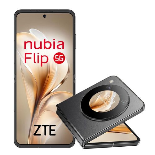 ZTE Nubia Flip Smartphone 5G 6.9" 120Hz Display Snapdragon 7 Gen 1 33W Fast Charging 50MP Camera Global Version MyOS 13 Foldable Phone 12/512 Go - Noir
