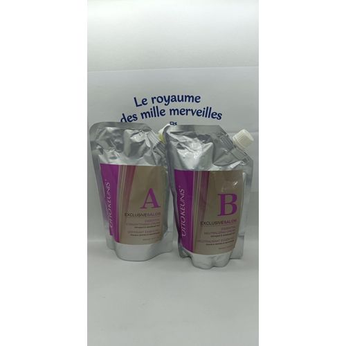 Lissage Japonais Pour Cheveux Fragiles Et Sensibles. Découvrez Le Secret De Cheveux Parfaitement Lisses Avec Notre Kit De Lissage Japonais Professionnel ! Composé De Deux Sachets Innovants (A Et B). 