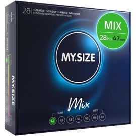 Mix Préservatifs Taille 1,47 Mm,Grand Pack,Contenu 28 Pièces