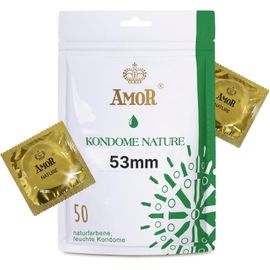 Préservatifs Nature Premium Positionnement Parfait Et Taille Adaptée À Chacun-Ø 53 Mm Transparent Lot De 50