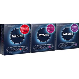 Ensemble De Préservatifs Tailles 5,6,7-60,64,69 Mm,3x3 Pièces-La Bonne Taille Pour Tout Le Monde