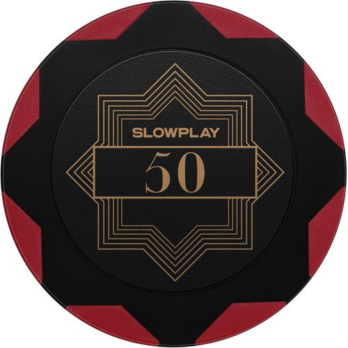 Nash Jetons De Poker En Argile|Rouleau De 50 Jetons Bleu,14g|Numérotée Jetons Pour Poker Texas Holdem|Conception Et Fabrication Exquises (50)