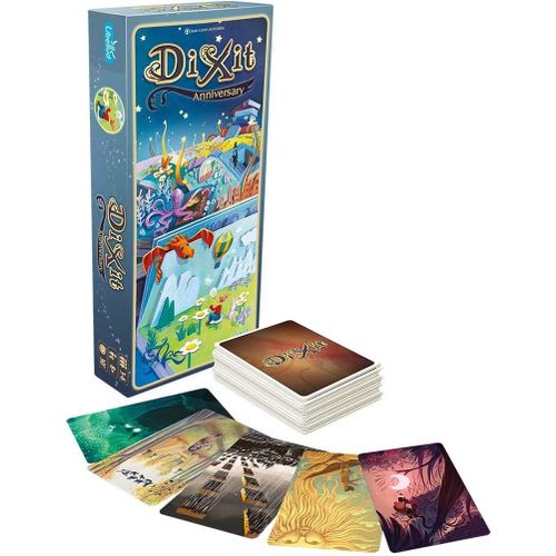 Dixit Anniversary Jeu D'imagination Et De Créativité Plusieurs Fois Primé À Partir De 8 Ans 3 À 8 Joueurs 30 Minutes Par Partie-Version Espagnole