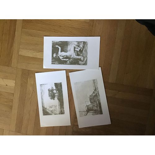Reproduction De 3 Tableaux De Rembrandt