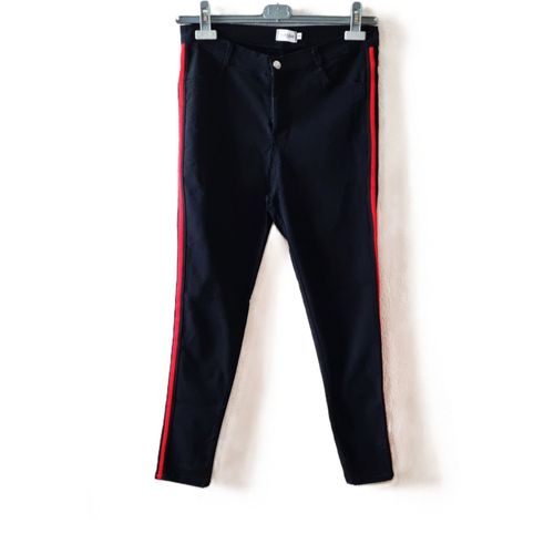 Pantalon Manoukian Taille 40 Noir Et Rouge Tbe