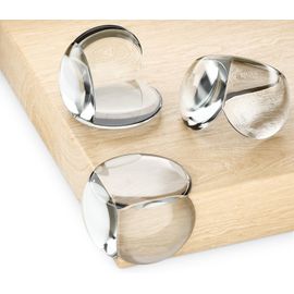 12 Pièces Protection D'angle Bébé-Autocollant Silicone Transparent Doux Rond 28mm X 39mm-Enfants Protection Des Bords De Table Pour Bois,Métal,Table,Table En Verre,Etc.