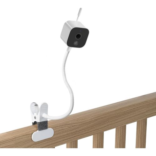 Support Universel Pour Babyphone-Compatible Arlo,Ghb,Hellobaby,Iegeek,Momcozy,Motorola Et + (1/4"") Montage Sans Outil Et Sans Trace Support À Clip Blanc