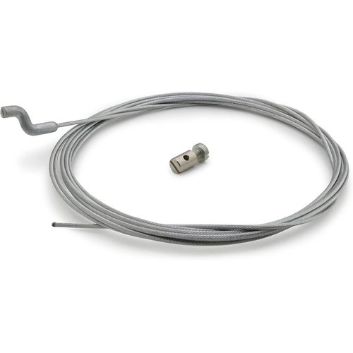 SUBZONAL-Câble de Gaz Souple Ø1.5mm avec Embout Z et Serre Câble Longueur 2.5m Accélérateur Carburateur Poignée Réparation pour Tondeuse Débroussailleuse Motoculteur Jardin