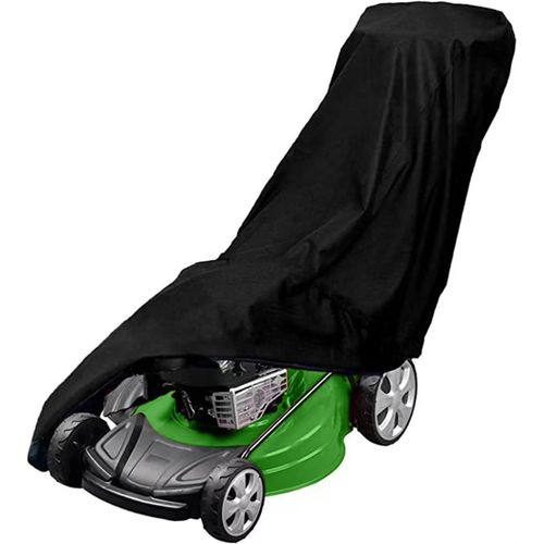 Housse de protection pour tondeuse à gazon-Imperméable-420D Oxford-Avec cordon de serrage-Pour tracteur à gazon-Protection contre la poussière et les intempéries-Résistant aux UV
