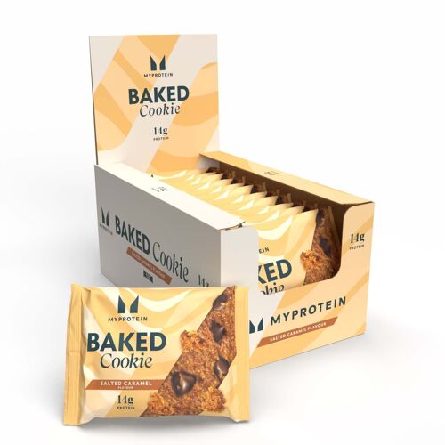 Cookies Protéinés Moelleux - 12 X 75g - Nouveau - Caramel Salé