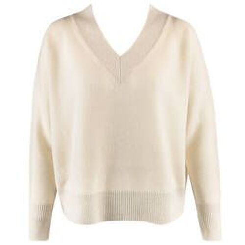 Oscalito Pull Col V En Laine Vésuve