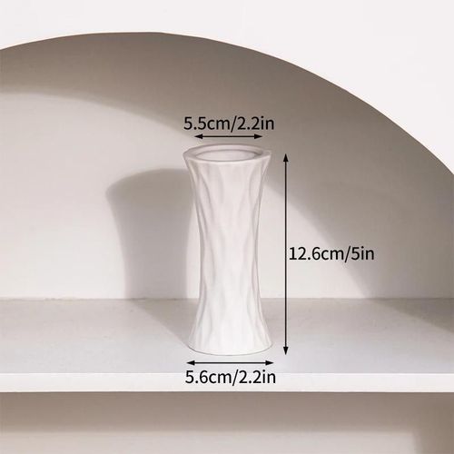 INS Vase en céramique Pot de fleur blanc Vase décoratif nordique Vases de fleurs sèches pour la maison salon décor de bureau ¿¿¿¿ ¿¿¿ ¿¿¿¿-B1-