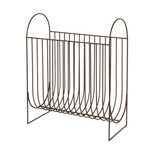 Porte magazine en fer aubergine 40x20x51 cm Maggie - Broste Copenhagen