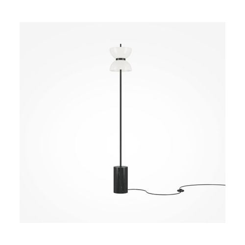 Lampadaire En Métal Et Marbre Noir 145cm Kyoto - Maytoni