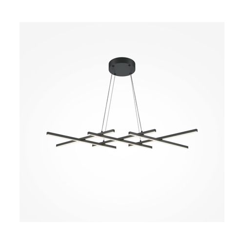 Suspension Cadriage En Aluminium Noir 30x103,5cm Halo - Maytoni