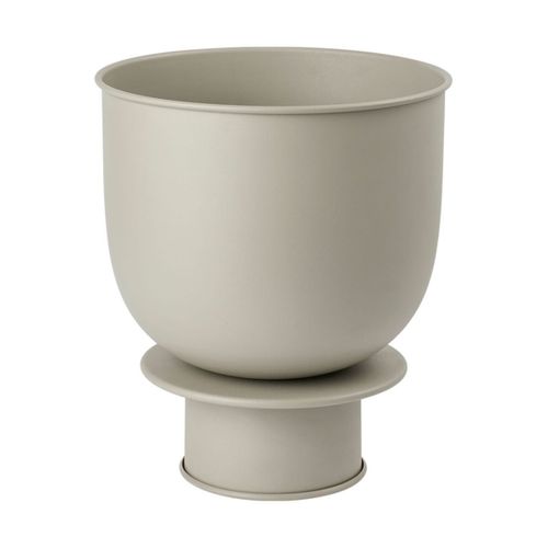 Pot De Fleur En Fer Enduit Castle Beige 30x35cm Juno - Broste Copenhagen