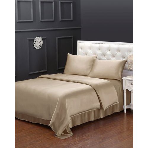 Lilysilk Housse De Couette Soie 25 Momme Luxueuse Bistré 135x200cm