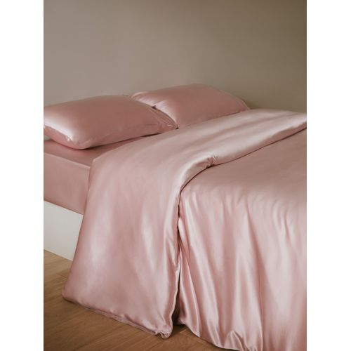 Lilysilk Linge Lit Soie Rose Pastel Sans Couture Plus De Luxe 100 Soie Glissez-Vous Dans Un Sommeil Profond 140x200cm+90x190x30cm+50x75cm