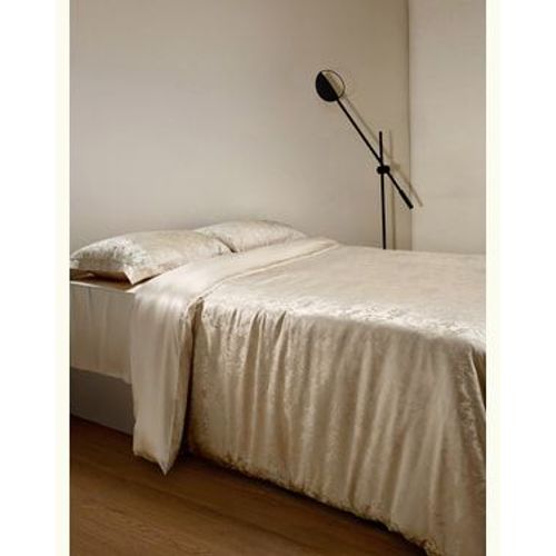 Lilysilk Housse De Couette Soie Soie Charmeuse Douce Sur L'envers 100% Soie De Mûrier Naturellement Antibactérien Le Jaune Doré 140x200cm