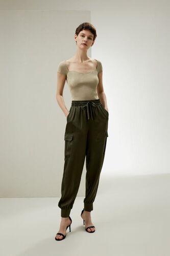 Lilysilk Top Coeur Tricot Soie Abricot Clair Xs - Doux, Confortable & Élégant