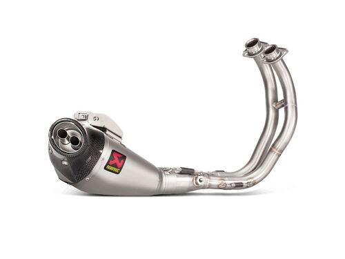 Akrapovic Slip-On Racing Line Système D¿Échappement En Titane, Argent