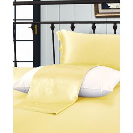 Lilysilk Taie De Traversin En Soie Doré Style Oxford, Pas De Fermeture À Glissière 100% Soie De Mûrier Confortable Brillant Lisse Doux 40 X 60cm