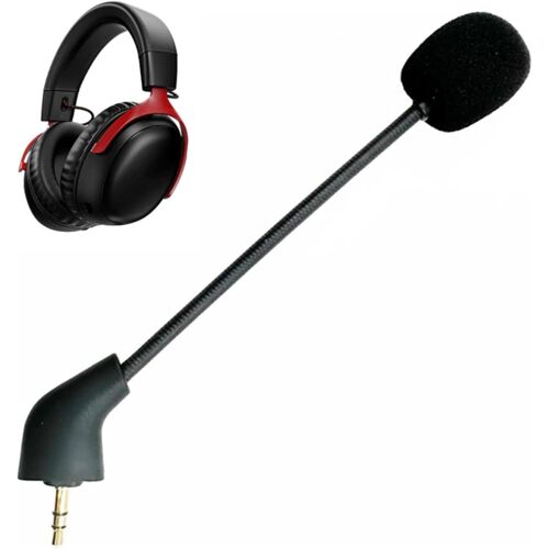 KALANKA-Microphone de Rechange 3,5 mm Boom Compatible avec Kingston Micro HyperX Cloud 2 II/Cloud X/CloudX Core, Micro de Rechange pour Casque Audio Casque Gaming. ¿