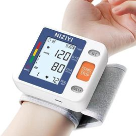Tensiomètre De Poignet,Tensiomètre De Poignet,Moniteur Automatique Bp,Tensiomètre Domestique Avec Écran Lcd,Transmission Vocale,Poignet Réglable,2 X 99 Mémoire Double Usage