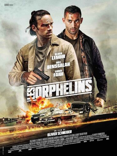 Les Orphelins - Affiche Pliée Originale De Cinéma - Format 120x160 Cm - Un Film De Olivier Schneider Avec Alban Lenoir, Dali Benssalah, Sonia Faïdi, Anouk Grinberg, Romain Levi - Année 2025