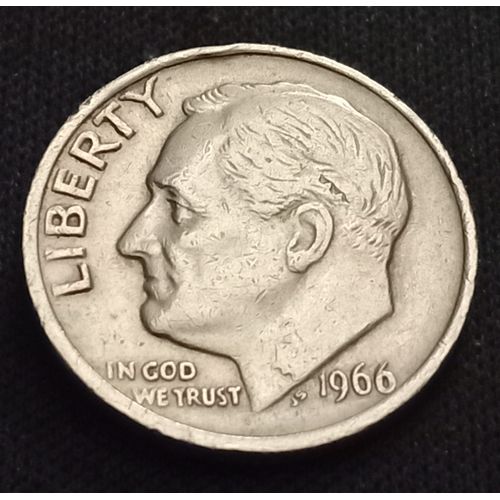 1 Dime 1966 Etats-Unis 1966 (Roosevelt)