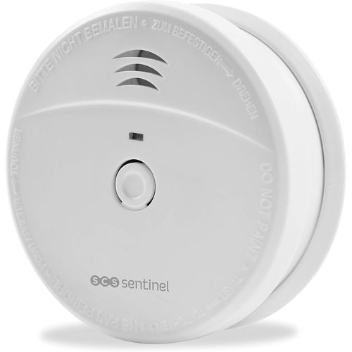 JGD-- SDA0037 ¿ Détecteur Avertisseur Autonome de Fumée - Alarme 85 DB Minimum - Bouton d¿Auto-Test - Alarme sonore avec indicateur Lumineux - 1 Pile 9 V - SmokeAlarm 5Y