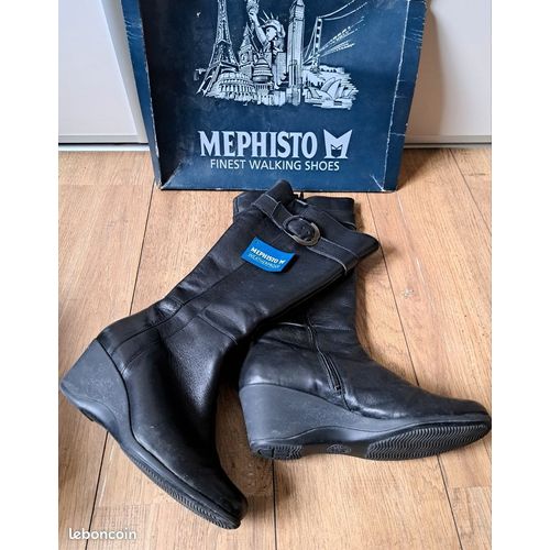 Bottes Mephisto Femme Confort Et Qualité Aily Noir 37 Boots