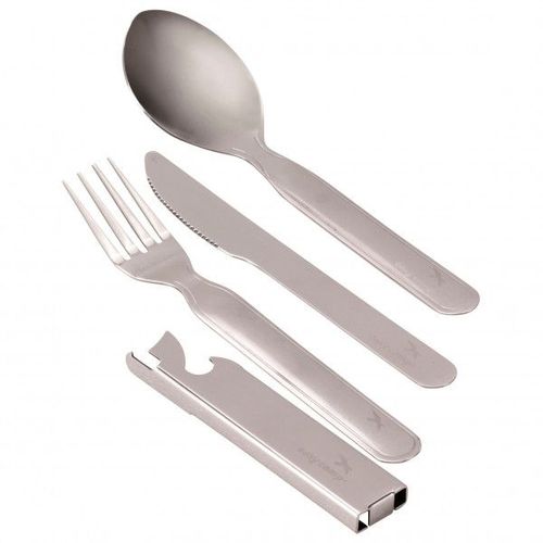 Easy Camp - Travel Cutlery Deluxe - Set De Couverts Gris