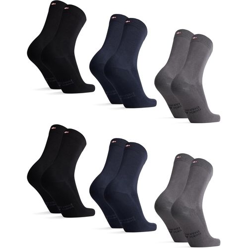 Kalanka-Chaussettes En Fibre De Bambou, Ultra Douces & Respirantes, Homme Femme, 6 Paires