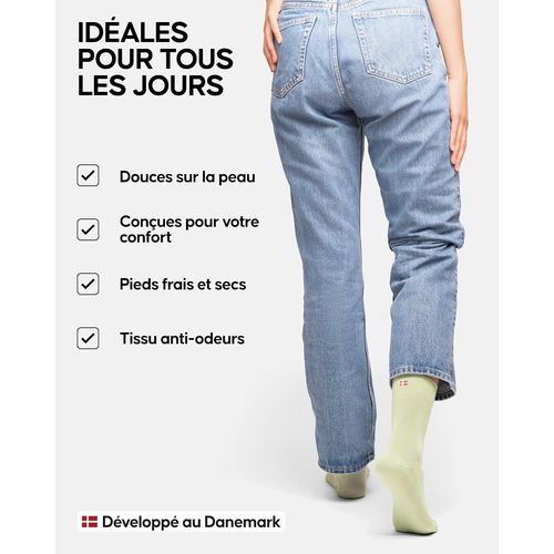 Kalanka-Chaussettes En Fibre De Bambou, Ultra Douces & Respirantes, Homme Femme, 6 Paires