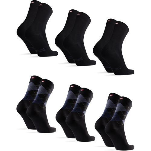 Kalanka-Chaussettes En Fibre De Bambou, Ultra Douces & Respirantes, Homme Femme, 6 Paires