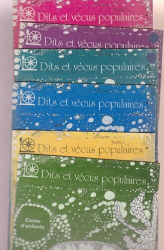 Dits Et Vécus Populaires - Lot De 6 Numéros : La Petite Marie, La Création Du Monde, Noémie; La Revanche De Cornancu, La Dame Au Long Nez, La Goluda