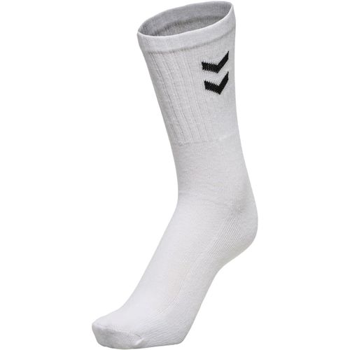 Kalanka-Lot De 6 Paires De Chaussettes De Sport Unisexes I 41-45, Blanc (9001), 36-40