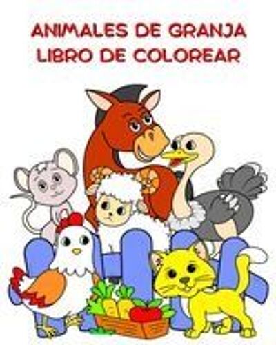 Animales De Granja Libro De Colorear