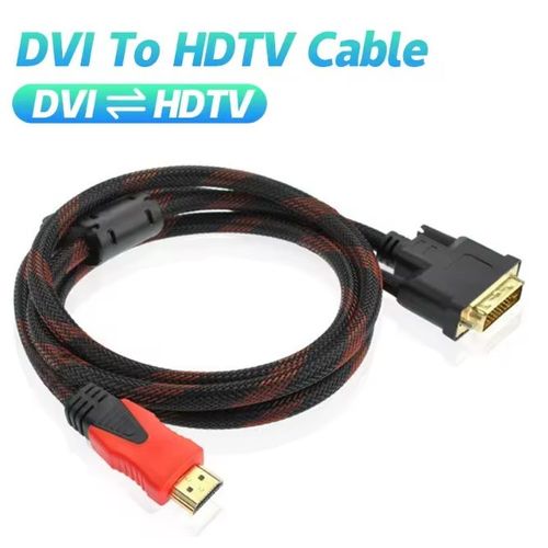 Câble DVI HDMI à grande vitesse TVHD 1,5 mètre