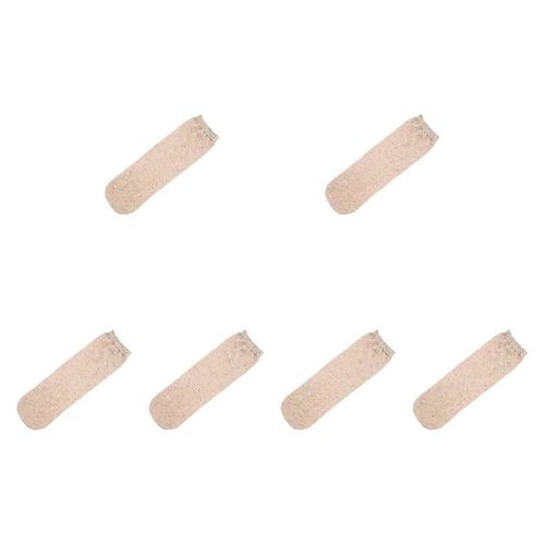 Lot De 6 Chaussettes Prothétiques, En Coton Absorbant La Transpiration, Respirantes Et Élastiques, Pour Moignons Et Amputés, Pour Homme (L, Marron)