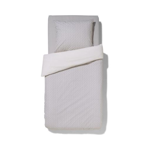 Hema Housse De Couette Coton Doux 140 X 200/220 Petits Pois (Blanc)