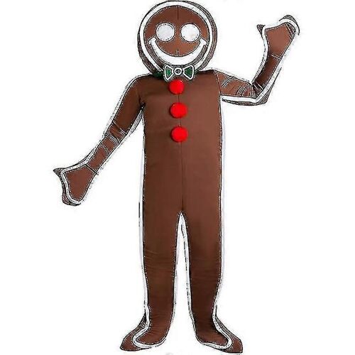 Déguisement De Bonhomme En Pain D'épices Glacé Pour Adulte, Déguisement De Biscuit De Noël (Adulte, Unisexe, Taille S)