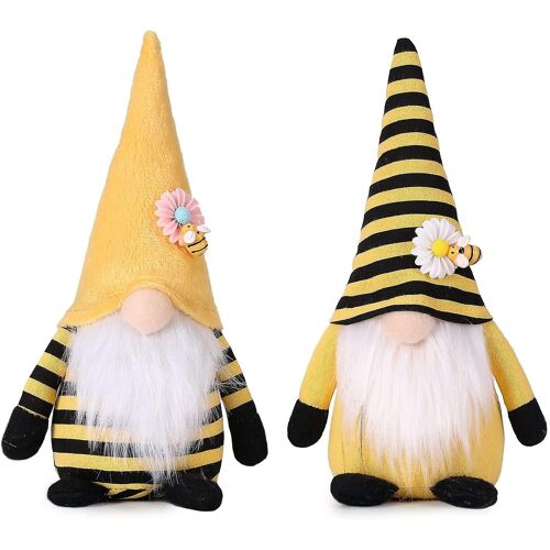 Rangement de cuisine en peluche (2 pièces), Journée mondiale des abeilles, décorations d'été scandinaves suédoises au miel
