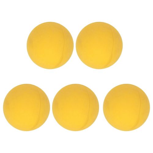 Lot De 20 255 Balles Rebondissantes De 6 Cm, En Caoutchouc, Sûres Et Écologiques, Portables, Pour Exercices À La Main, Pour Enfants, Pour Piscines Et Plages, Jaunes