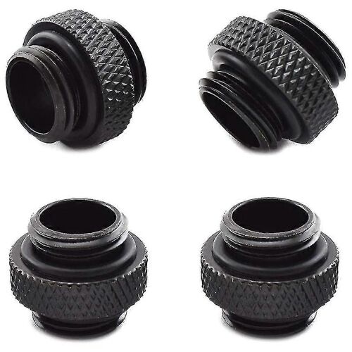 Lot de 4 connecteurs mâles à mâles G1/4 pouces 5 mm avec joint torique étanche pour systèmes de refroidissement par eau PC