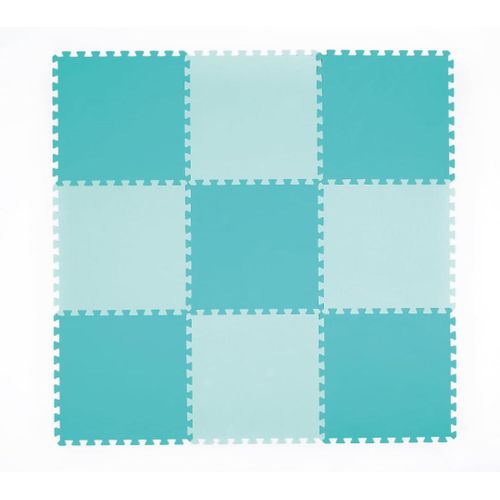 SJZG-- Tapis De Sol Xxl 145X145 Cm - 9 Dalles En Mousse Pour Jeux Sécurisés, Piscine À Balles, Tapis D'Éveil - Utilisation Intérieure & Extérieure